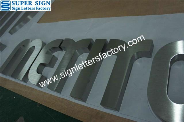 stainless steel letters signage